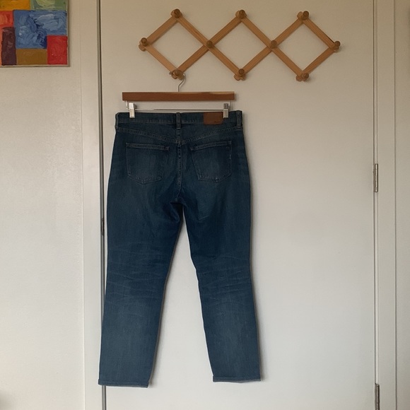 Madewell Slim Boy Jean Brinville Wash Rip & Repair 27 - Picture 2 of 15